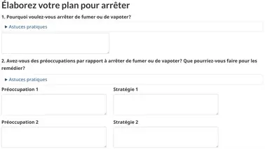 Bâtir votre plan pour arrêter de fumer