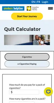 Calculate what tobacco costs you